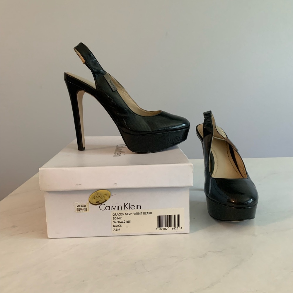 Black stilettos